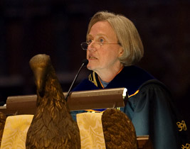 Tilghman speaking
