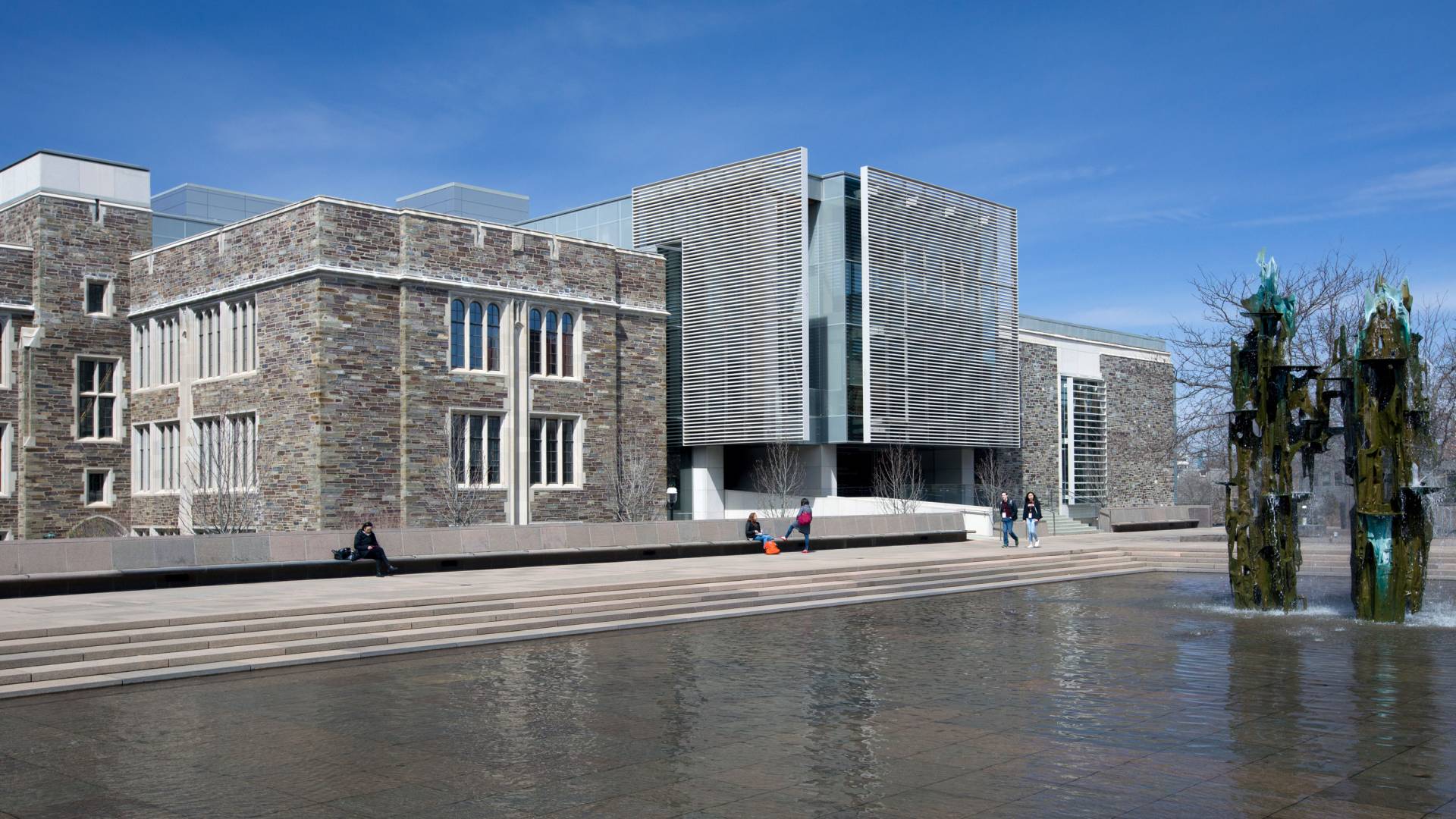 The Simpson building from Scudder Plaza