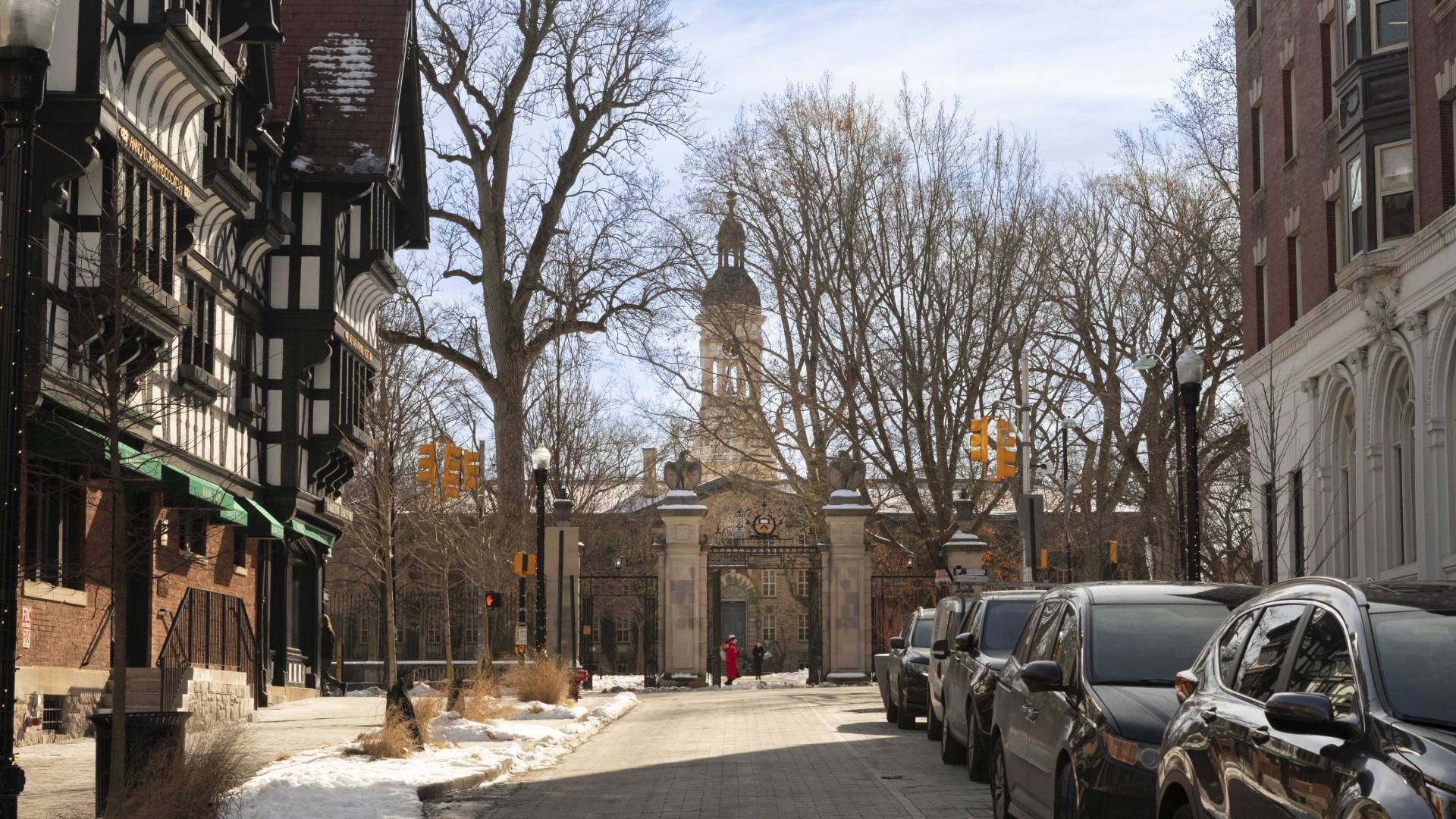 town and campus