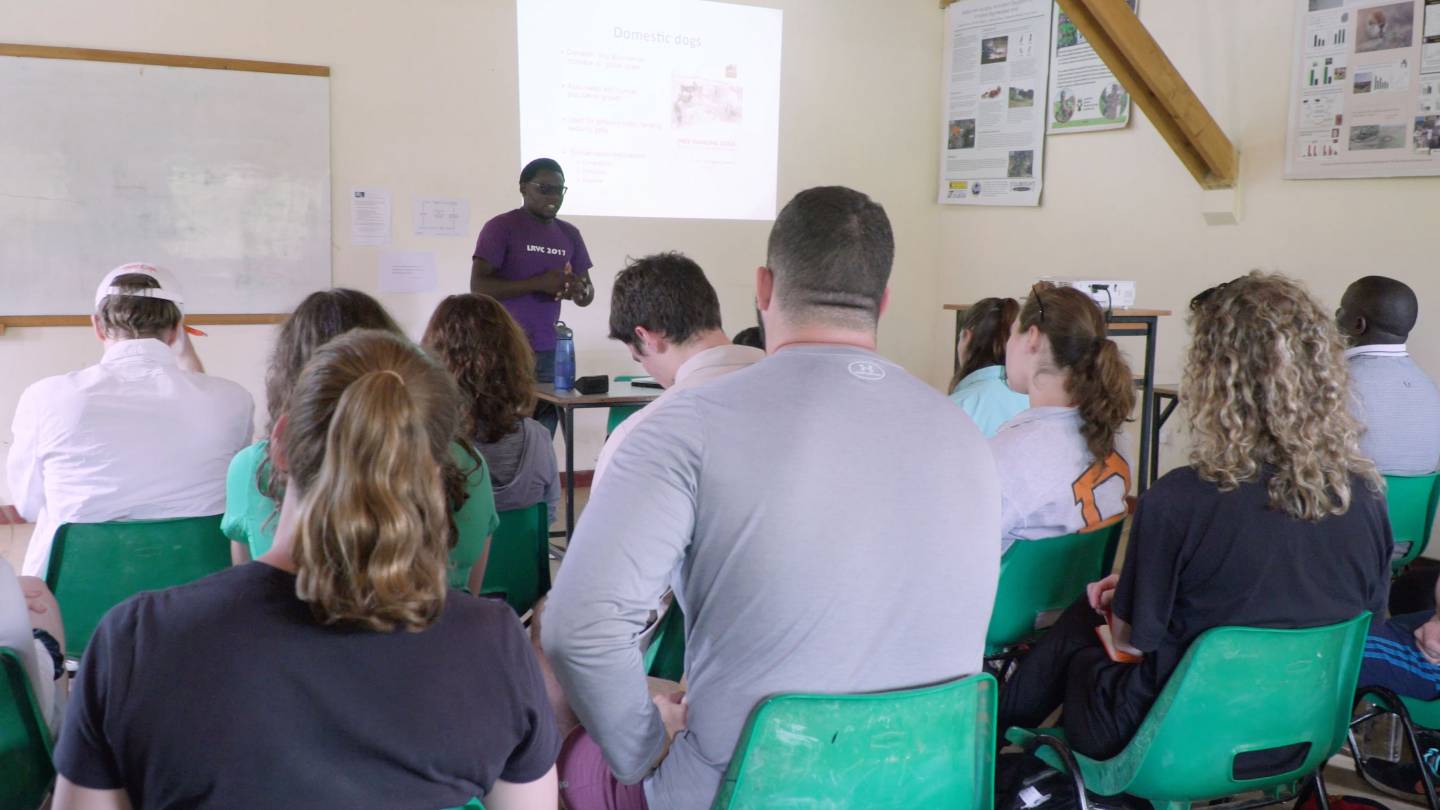 Students in classroom at Mpala