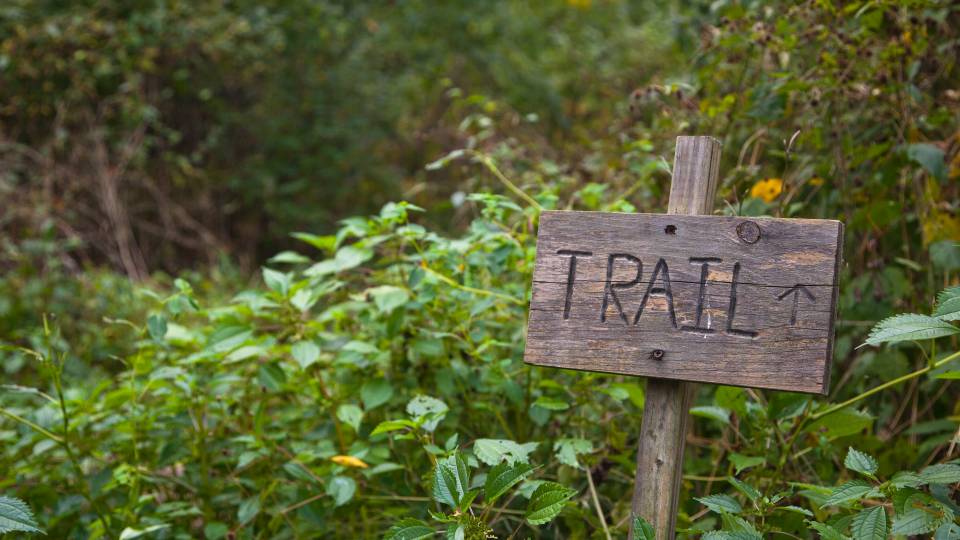 Trailhead at the Mountain Lakes Park