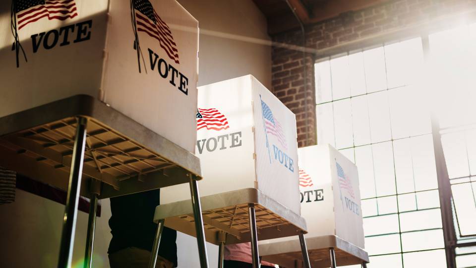 Voting booths