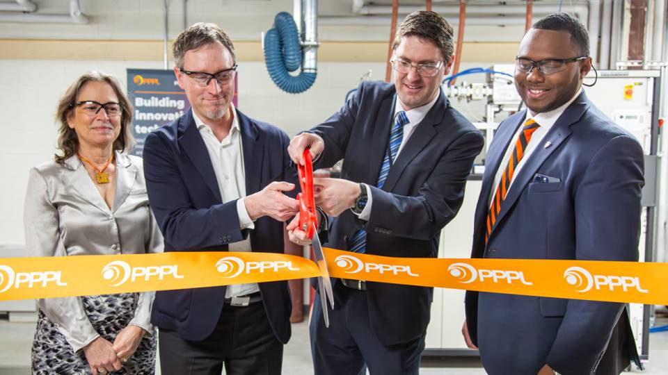 Ribbon cutting