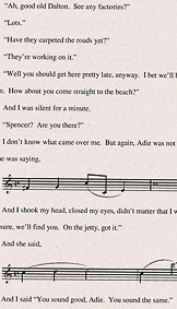 Text sample from reveille