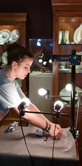 Sophia D'Angelo at the Ellarslie Museum