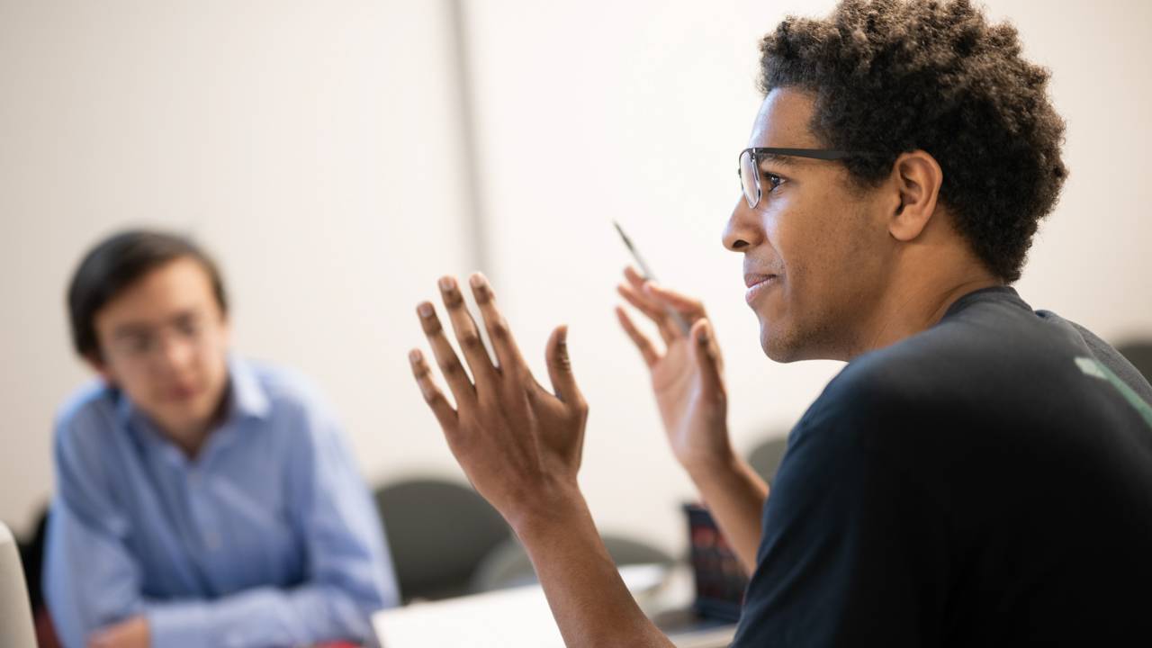 Students in class