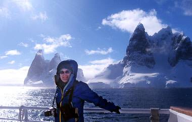 Wilcove on boat