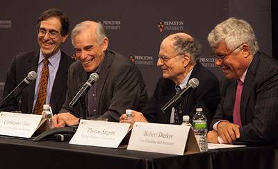 Nobel press conference panel