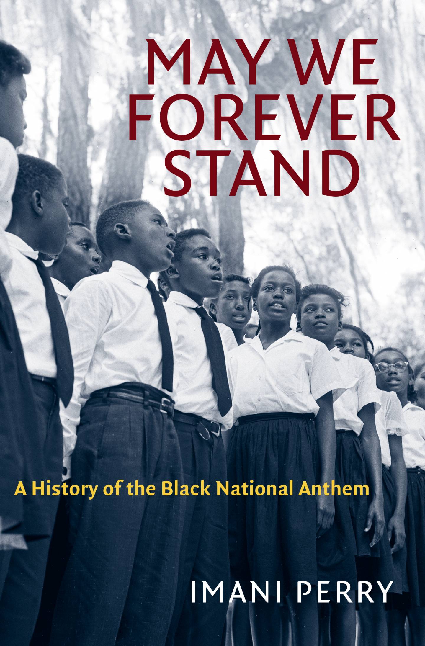 book cover showing singing children