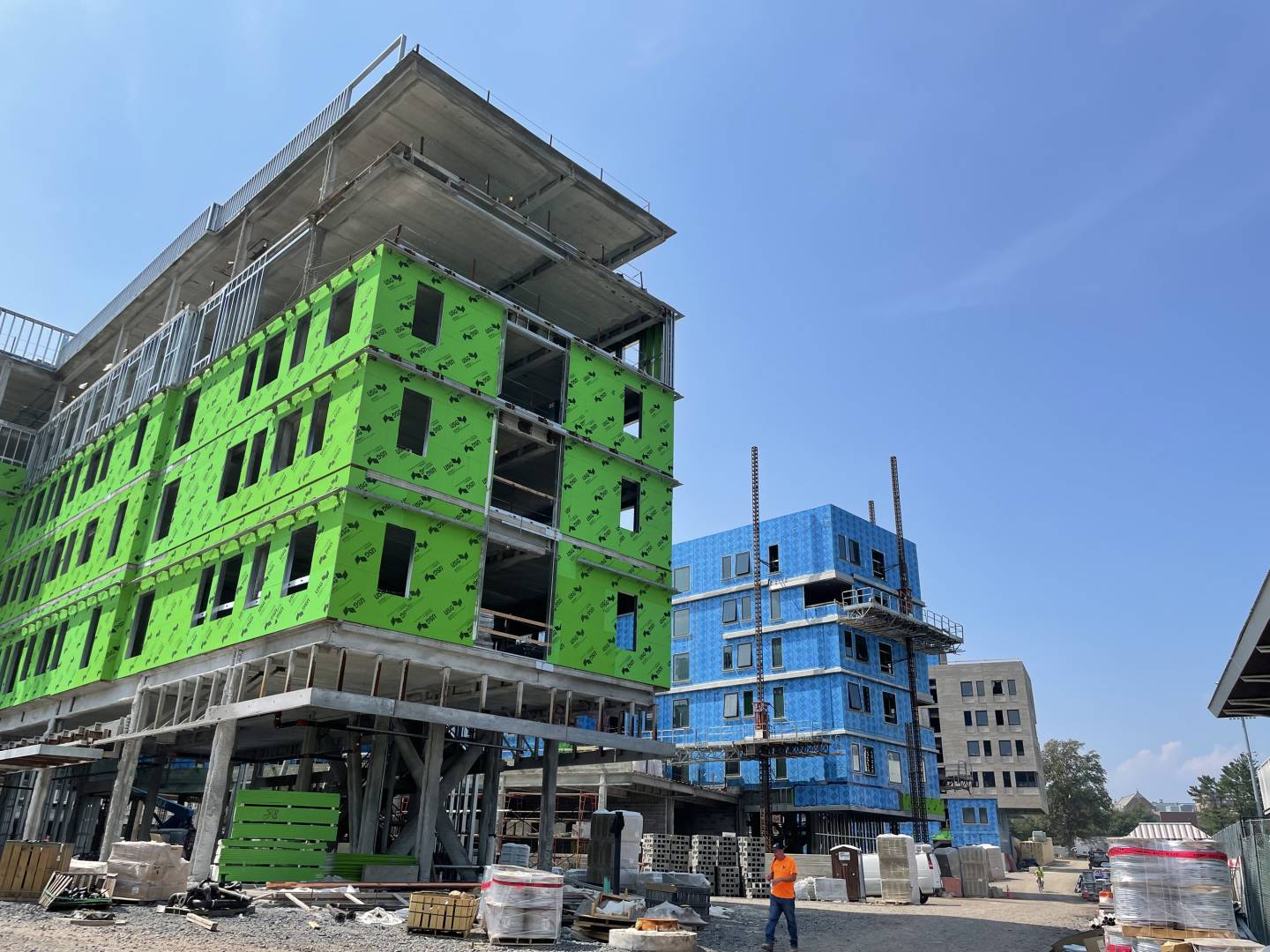 buildings under construction